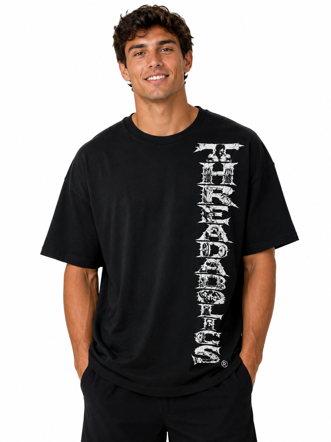 GRAPHIC TEE B&W (OFF THE RACK)