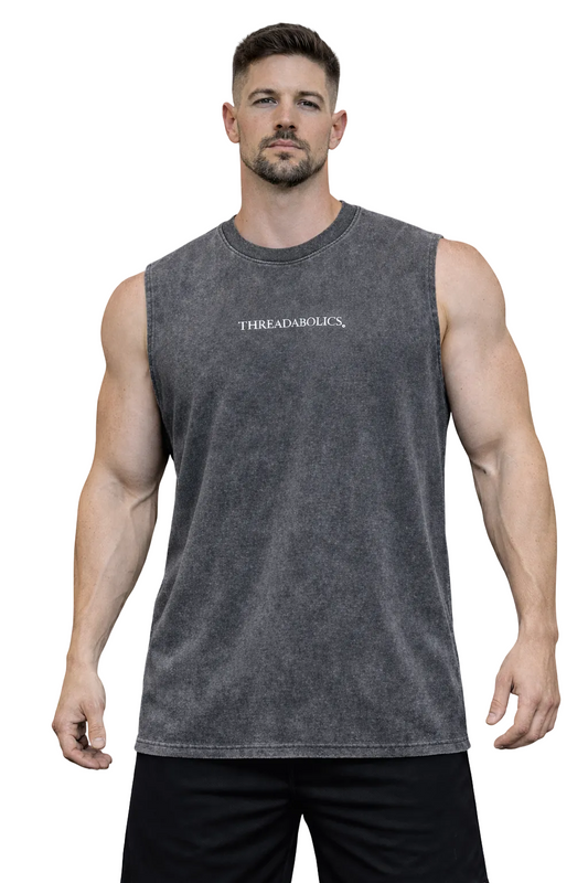 DISTRESSED SLEEVELESS