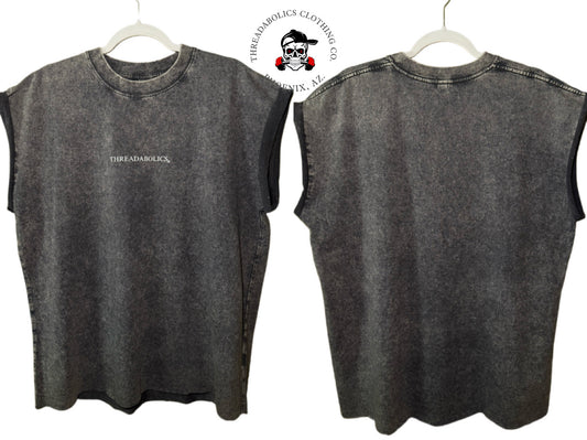 DISTRESSED SLEEVELESS (OFF THE RACK)