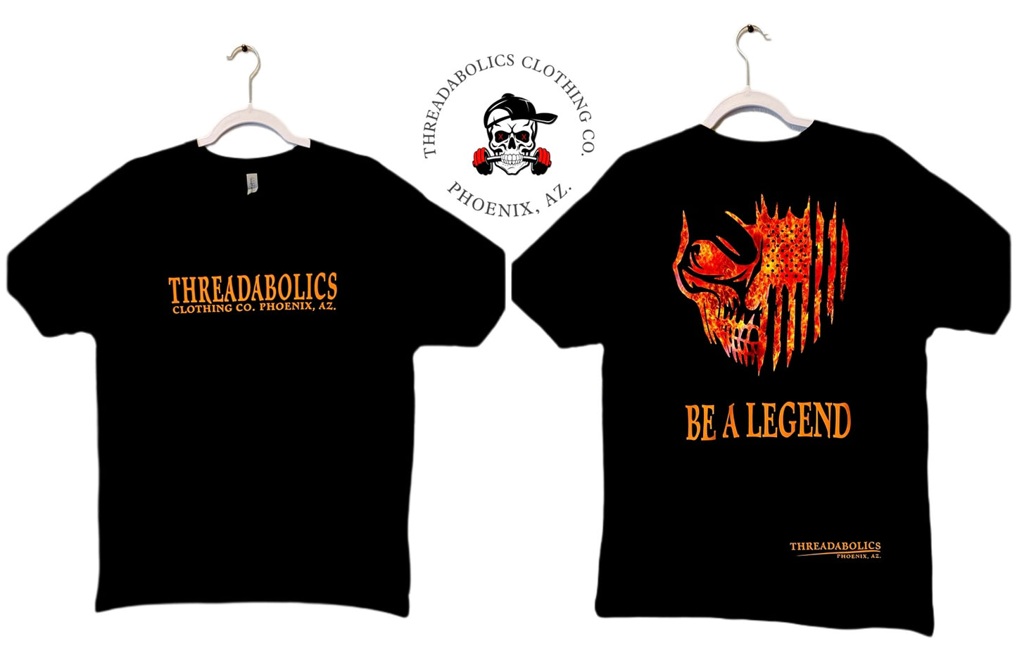 BE A LEGEND W/FLAMES (off the rack)