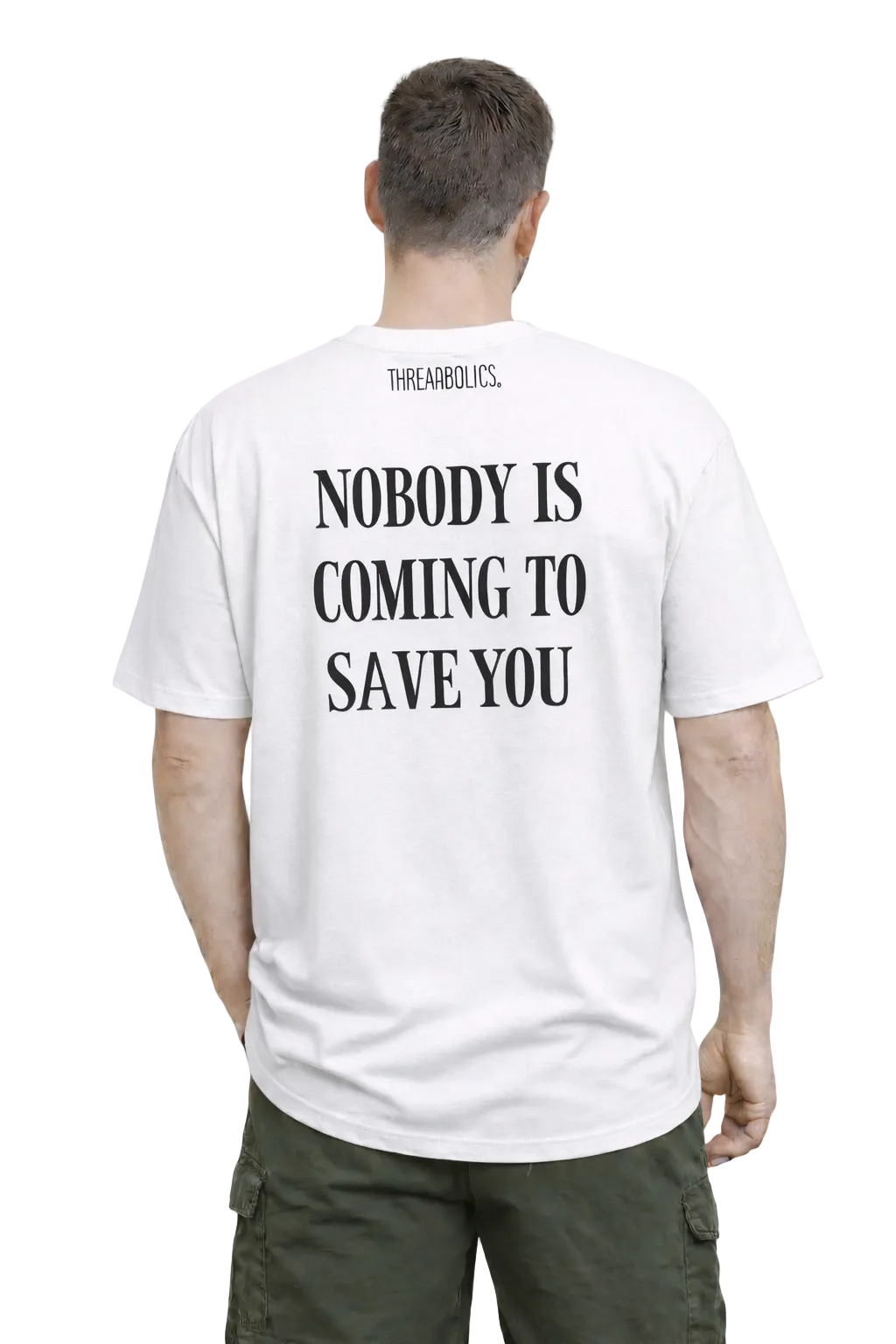 NOBODY IS COMING TO SAVE YOU