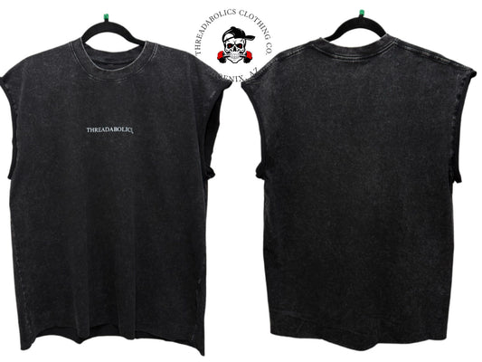 DISTRESSED SLEEVELESS (OFF THE RACK)