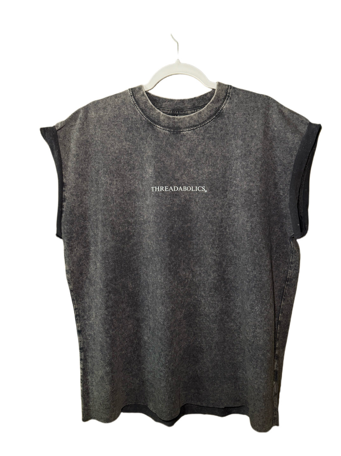 DISTRESSED SLEEVELESS