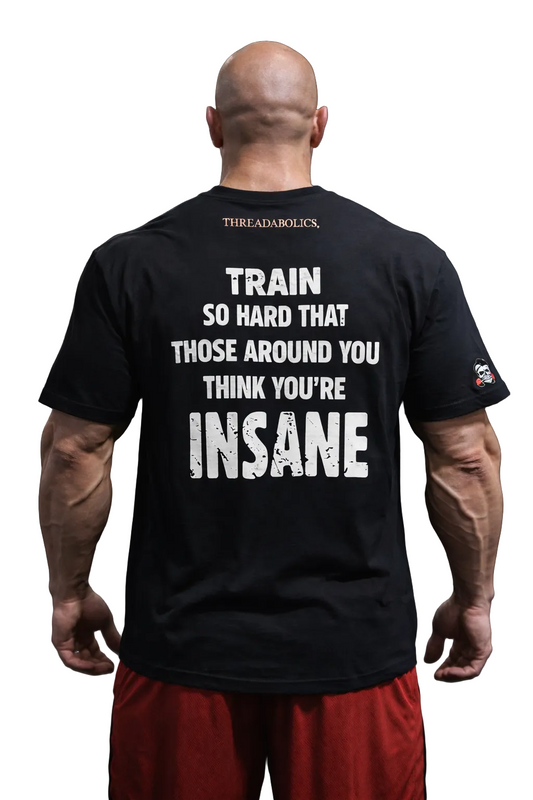 TRAIN SO HARD THOSE AROUND YOU THINK YOURE INSANE